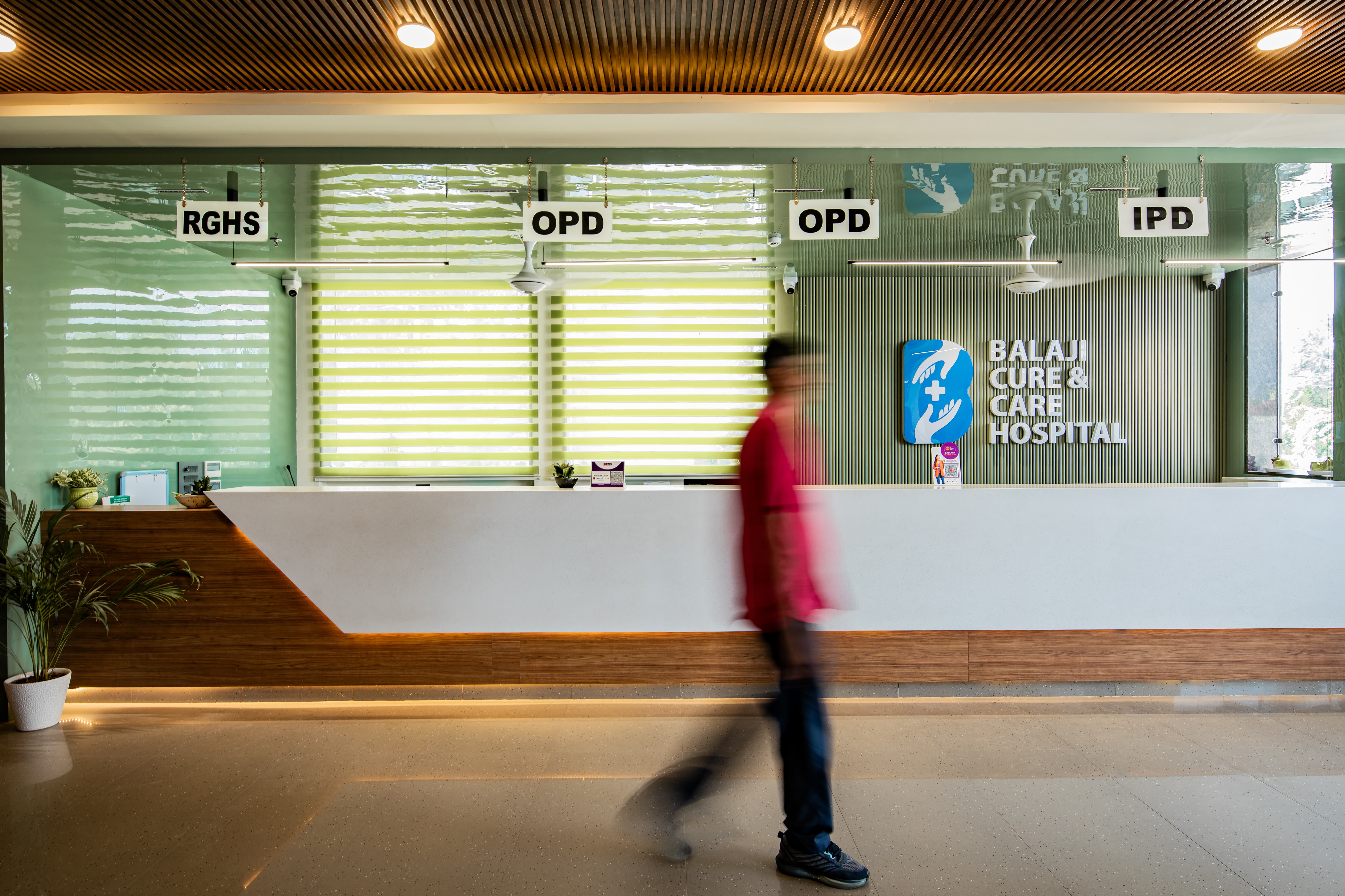 Balaji Cure and Care Hospital reception, Jaipur